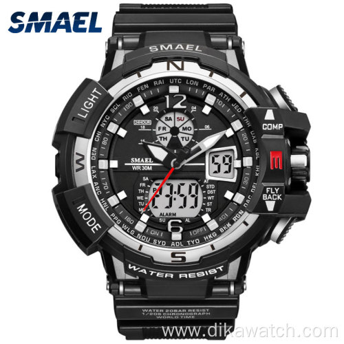 SMAEL Sport Watch Men 2021 Clock Male LED